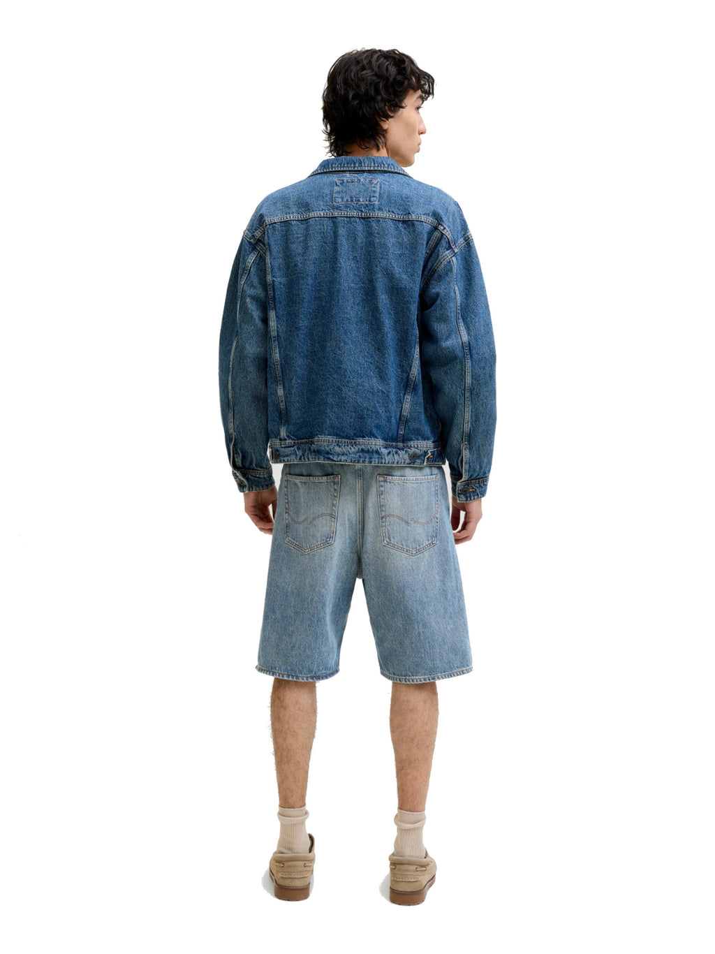 Bermuda Jack & Jones Blue Denim Alex Loose fit 12269532 /Blue Denim JACK & JONES 