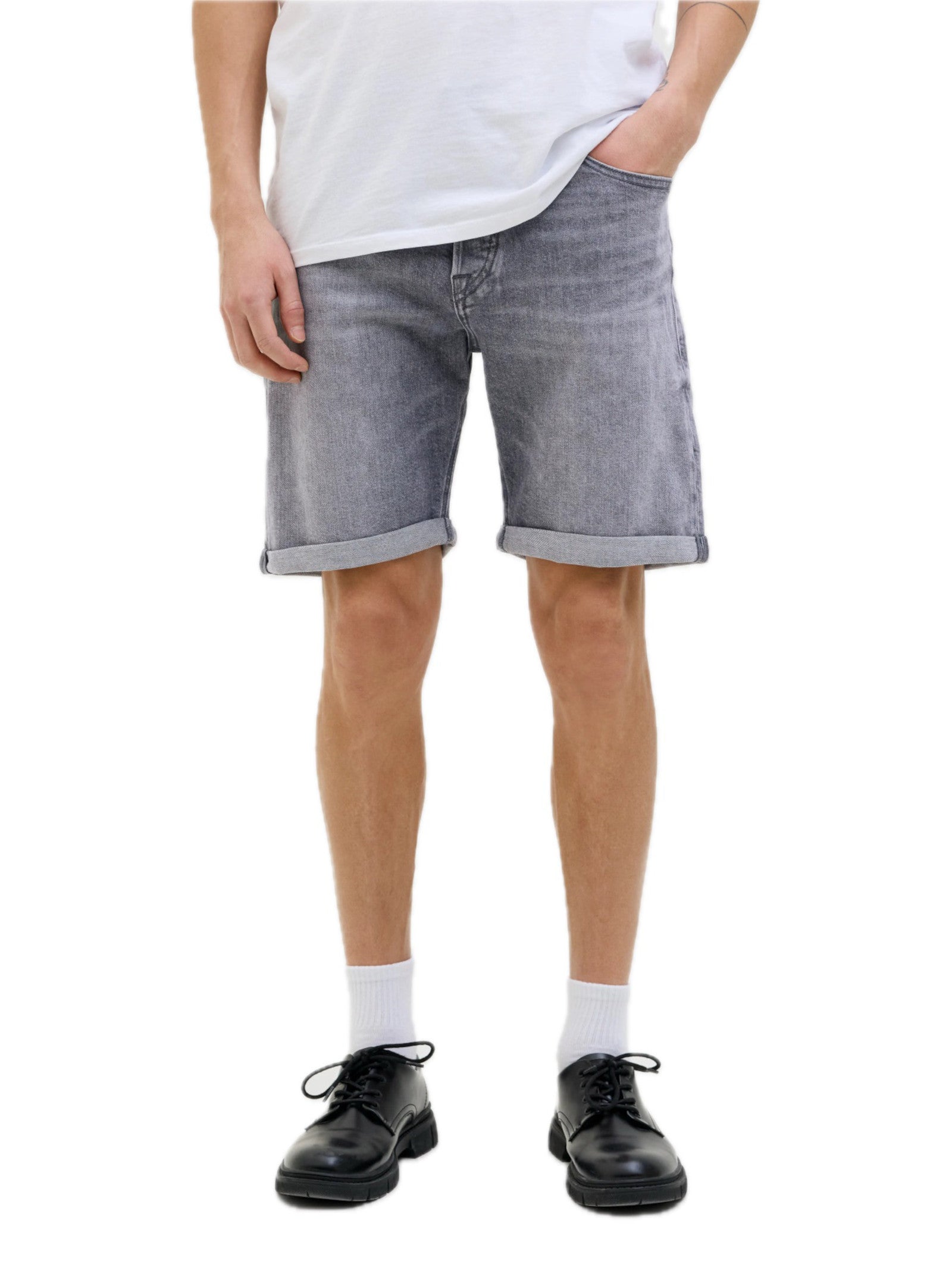 Bermuda Jack & Jones Rick Nero 12269612 /Black Denim JACK & JONES 
