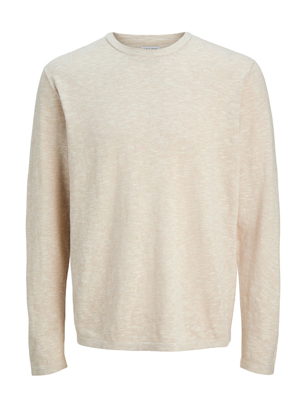 Maglia Jack & Jones Summer Beige melange girocollo leggera 12269631 /String JACK & JONES 