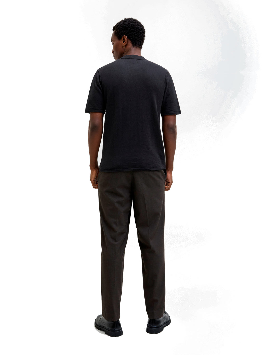 Polo Jack & Jones Nero Kane maniche corte 12269650 /Black JACK & JONES 