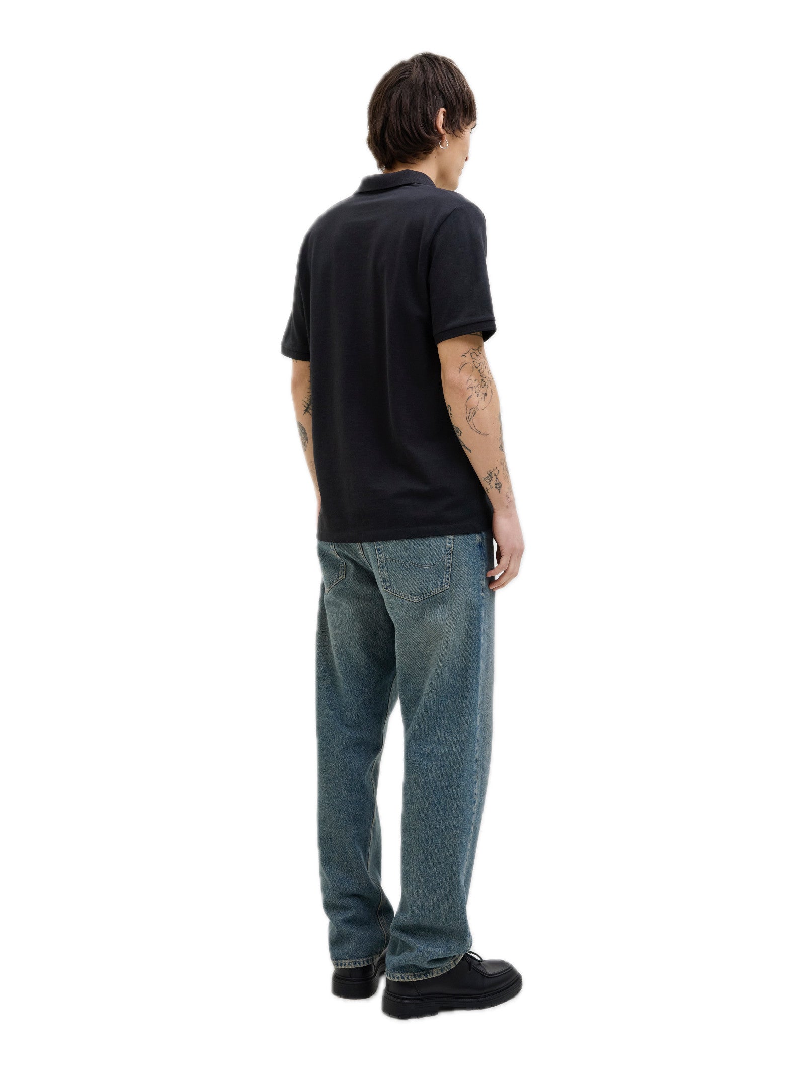 Polo Jack & Jones Nero Kane 12270150 /Black JACK & JONES 