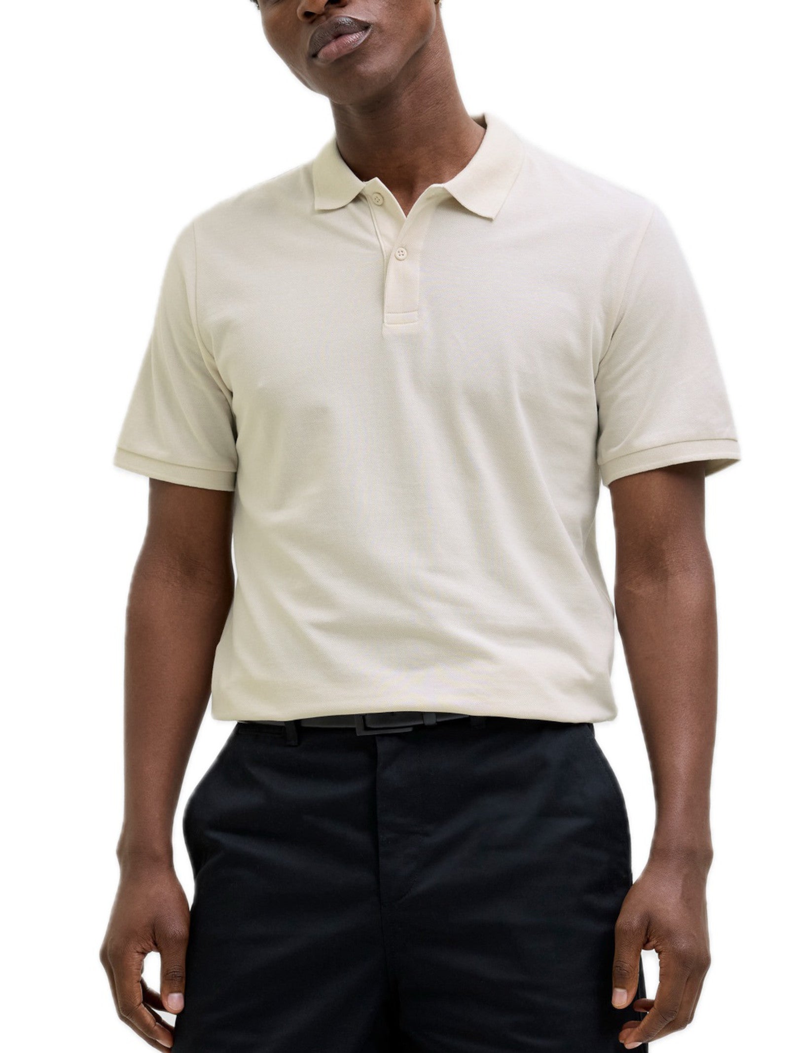 Polo Jack & Jones Beige Kane 12270150 /Moonbeam JACK & JONES 