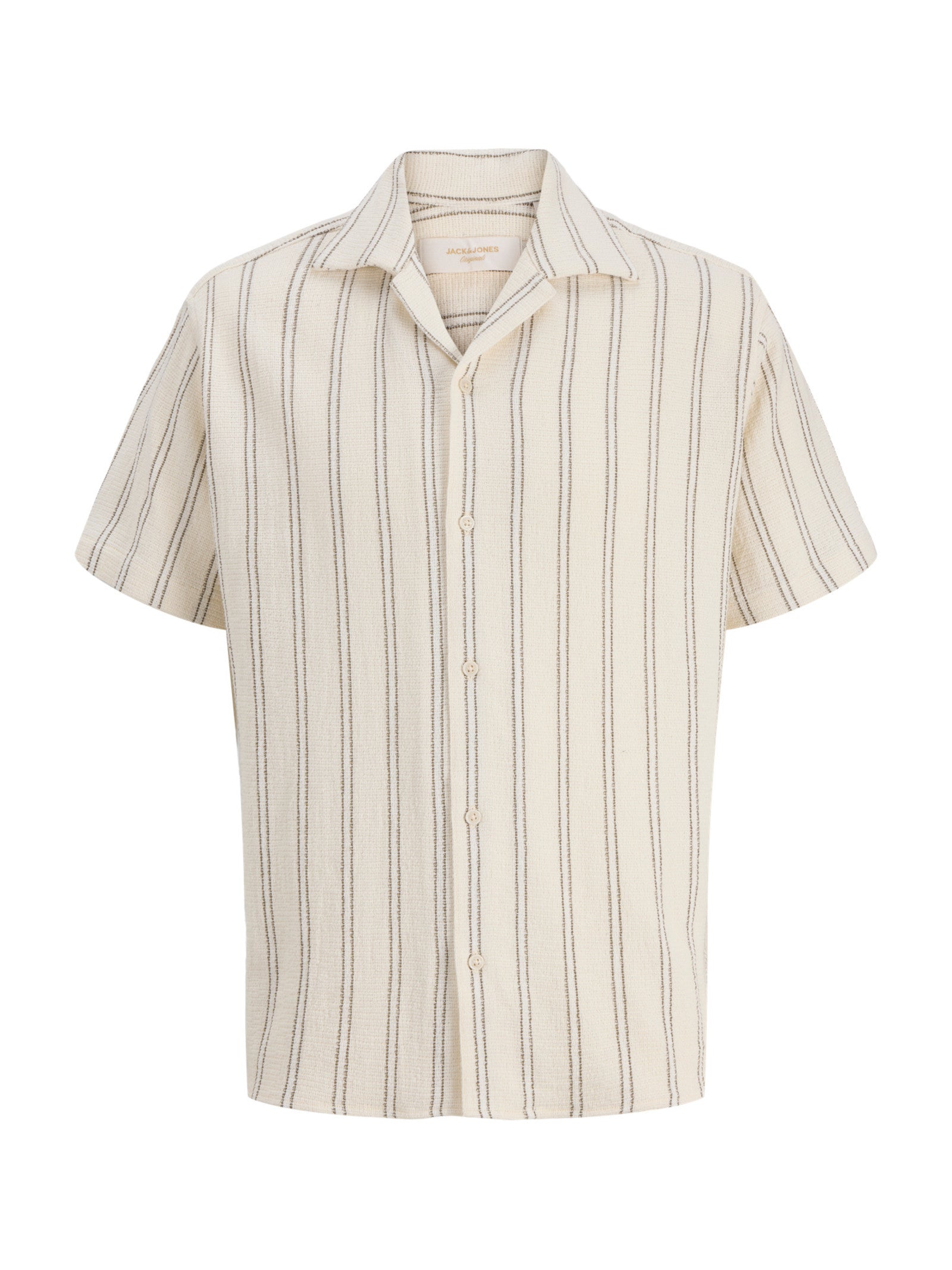 Camicia Jack & Jones Panna Coba a righe 12271060 /Antique White JACK & JONES 