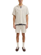 Camicia Jack & Jones Panna Coba a righe 12271060 /Antique White JACK & JONES 