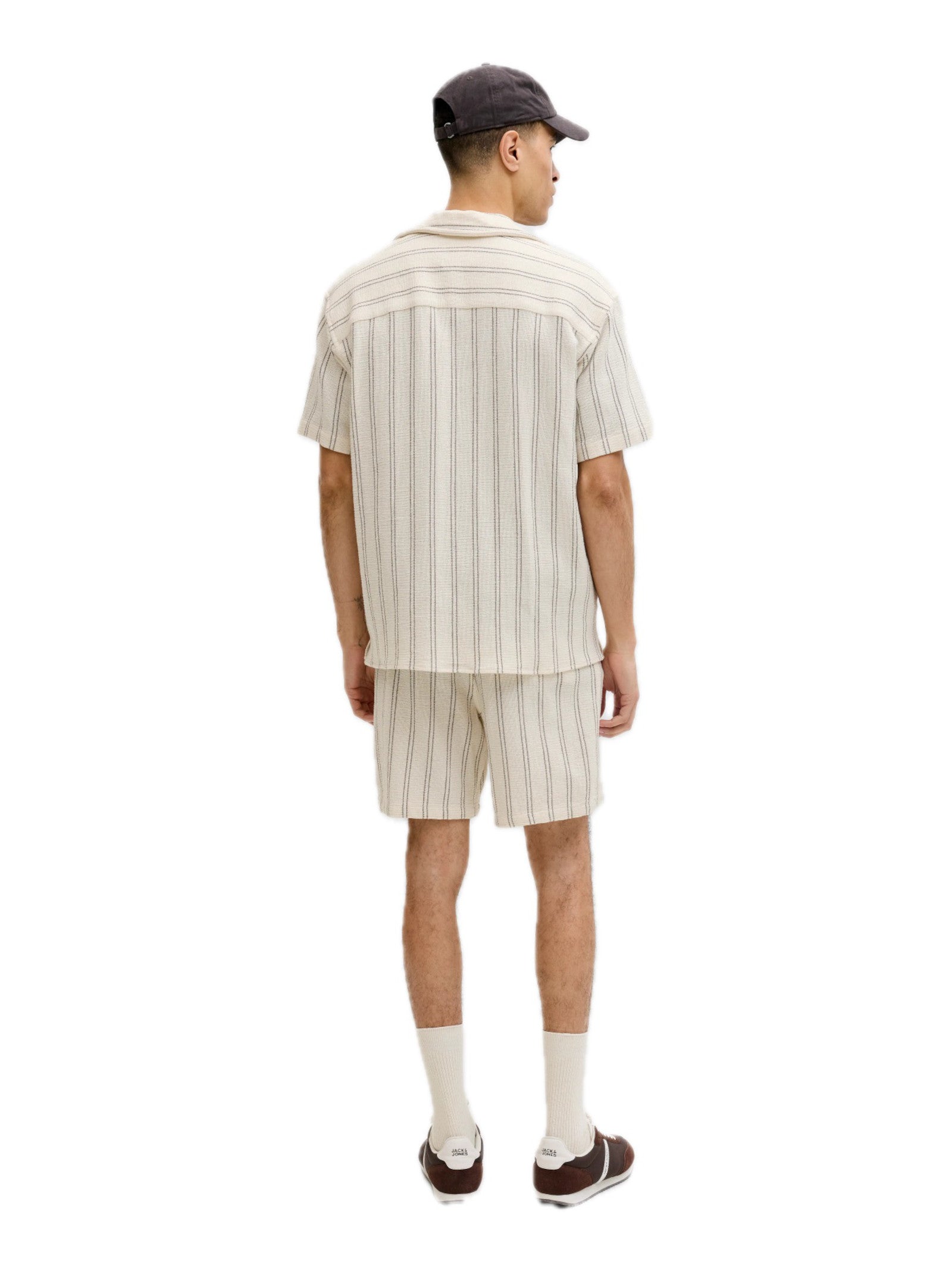 Camicia Jack & Jones Panna Coba a righe 12271060 /Antique White JACK & JONES 