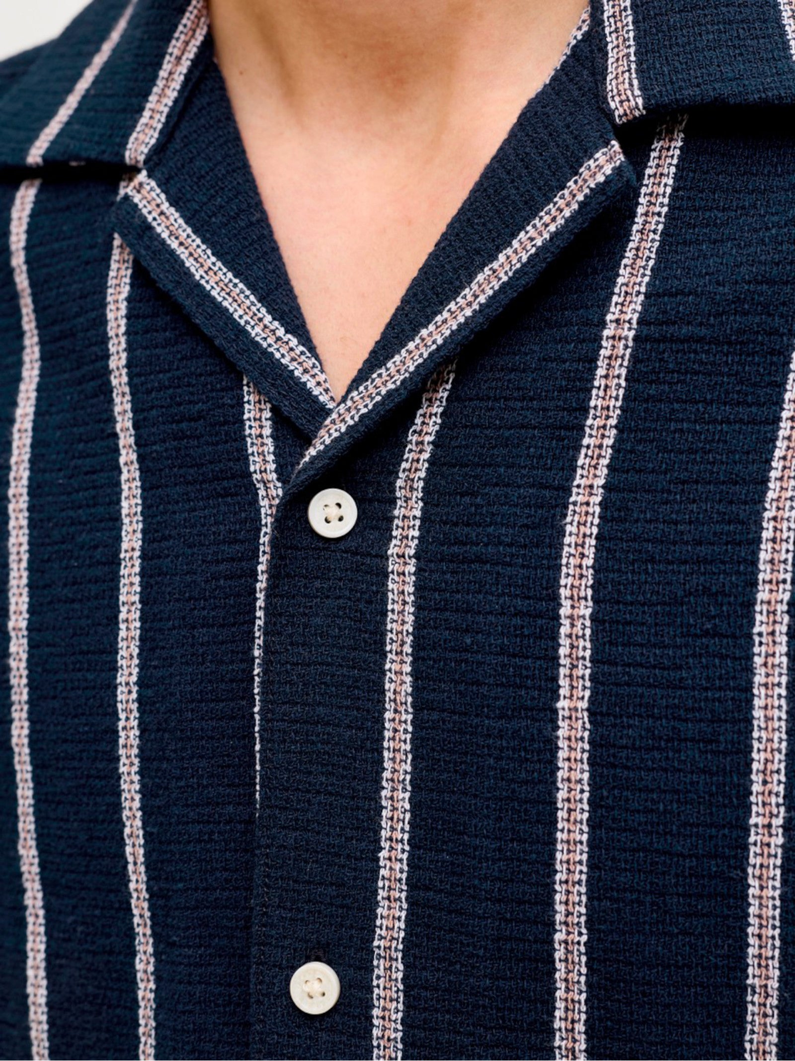 Camicia Jack & Jones Blu Coba a righe 12271060 /Sky Captain JACK & JONES 