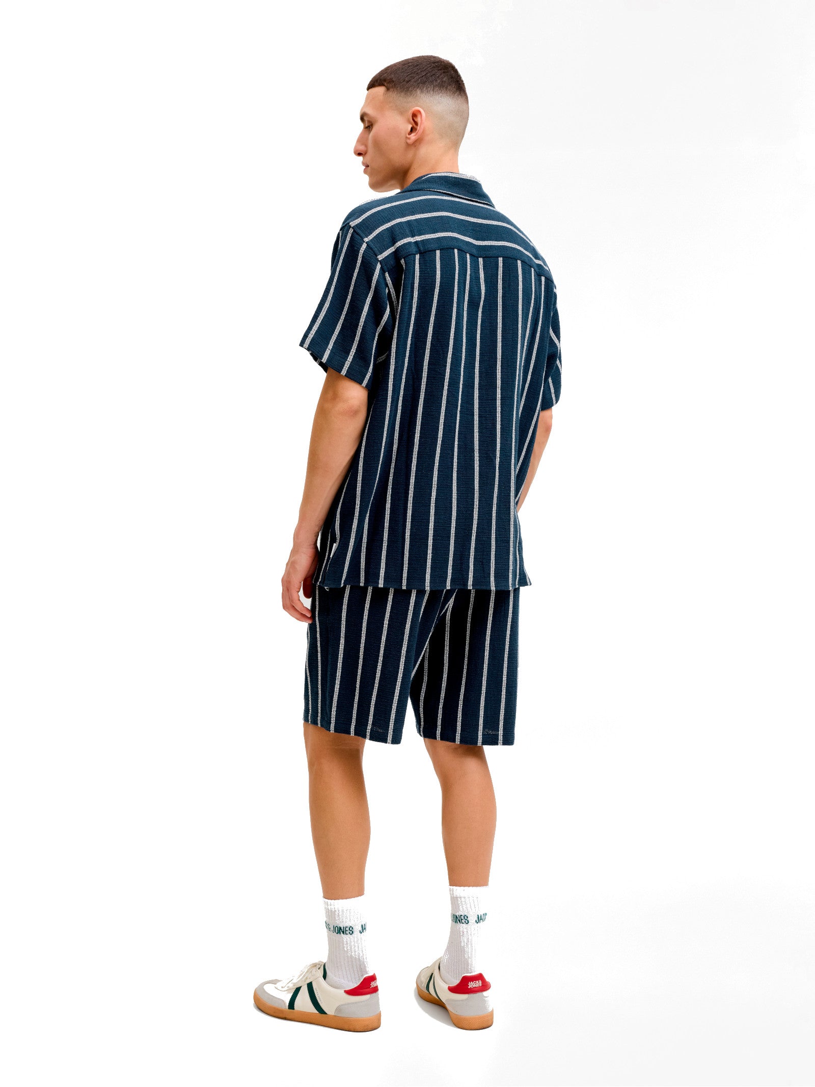 Bermuda Jack & Jones Jaiden Blu a righe 12274413 /Sky Captain JACK & JONES 