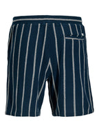 Bermuda Jack & Jones Jaiden Blu a righe 12274413 /Sky Captain JACK & JONES 