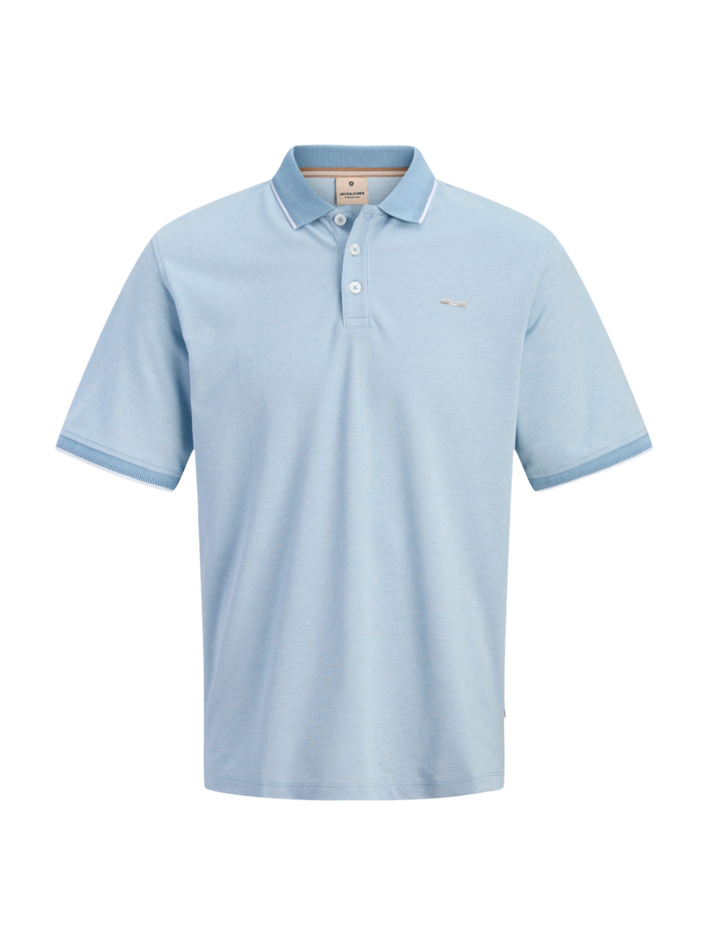 Polo Jack & Jones Alves Celeste 12274681 /Ashley Blue JACK & JONES 