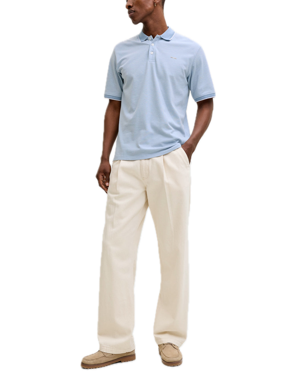 Polo Jack & Jones Alves Celeste 12274681 /Ashley Blue JACK & JONES 