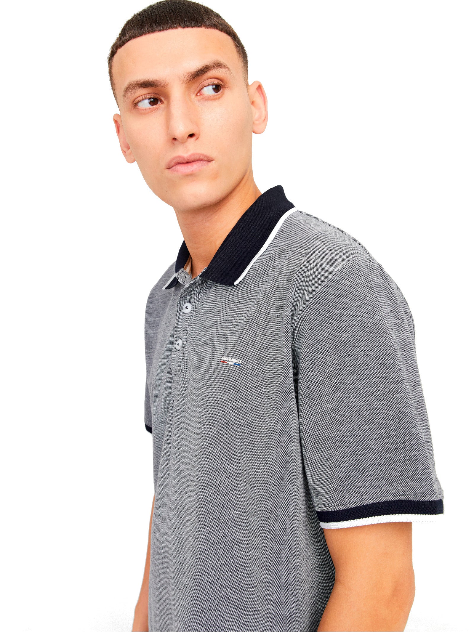 Polo Jack & Jones Alves Blu 12274681 /Maritime Blue JACK & JONES 