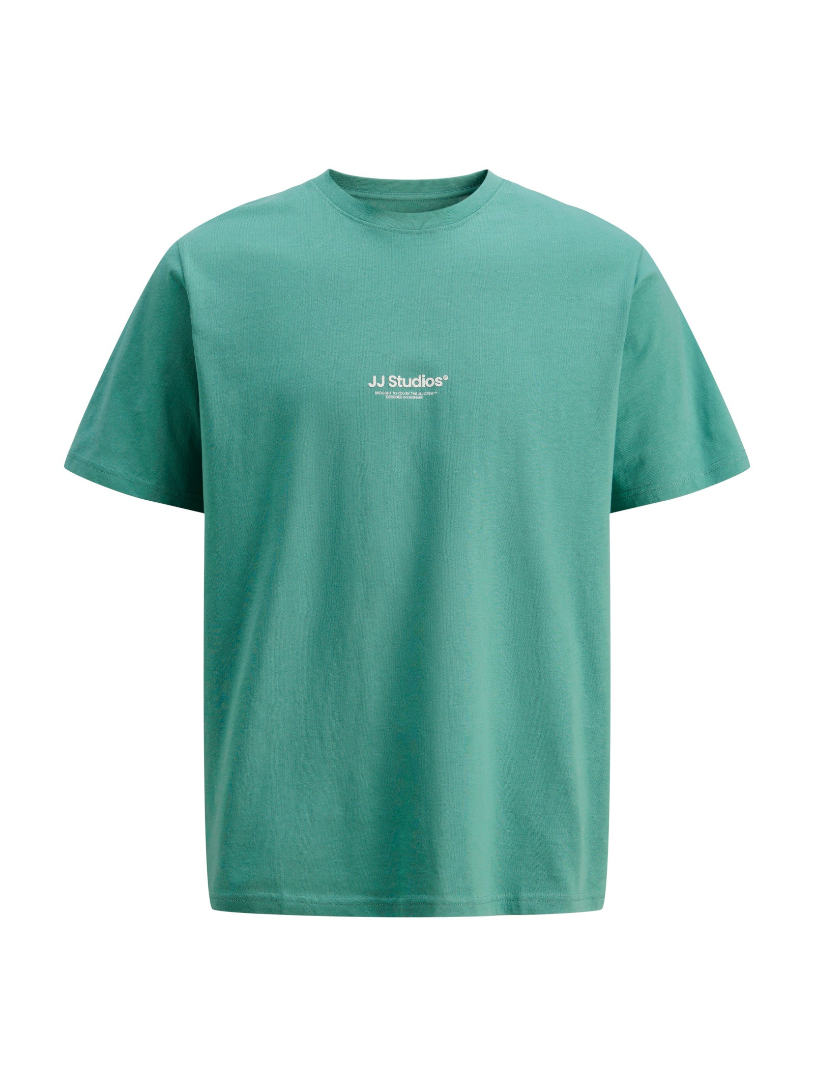 T-shirt Jack & Jones Soho Acqua marina con mini logo gommato 12278787 /Mineral Blue JACK & JONES 