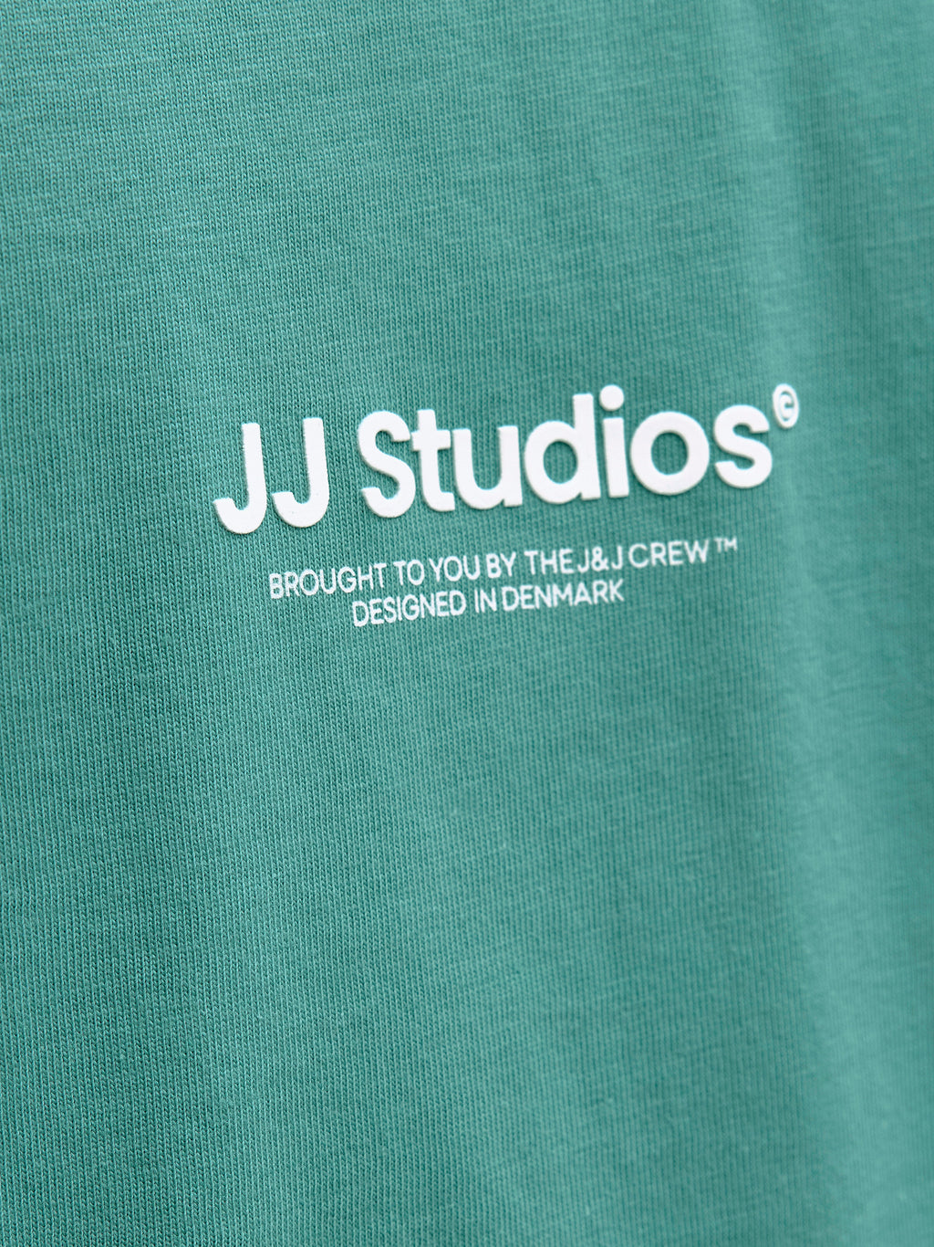T-shirt Jack & Jones Soho Acqua marina con mini logo gommato 12278787 /Mineral Blue JACK & JONES 