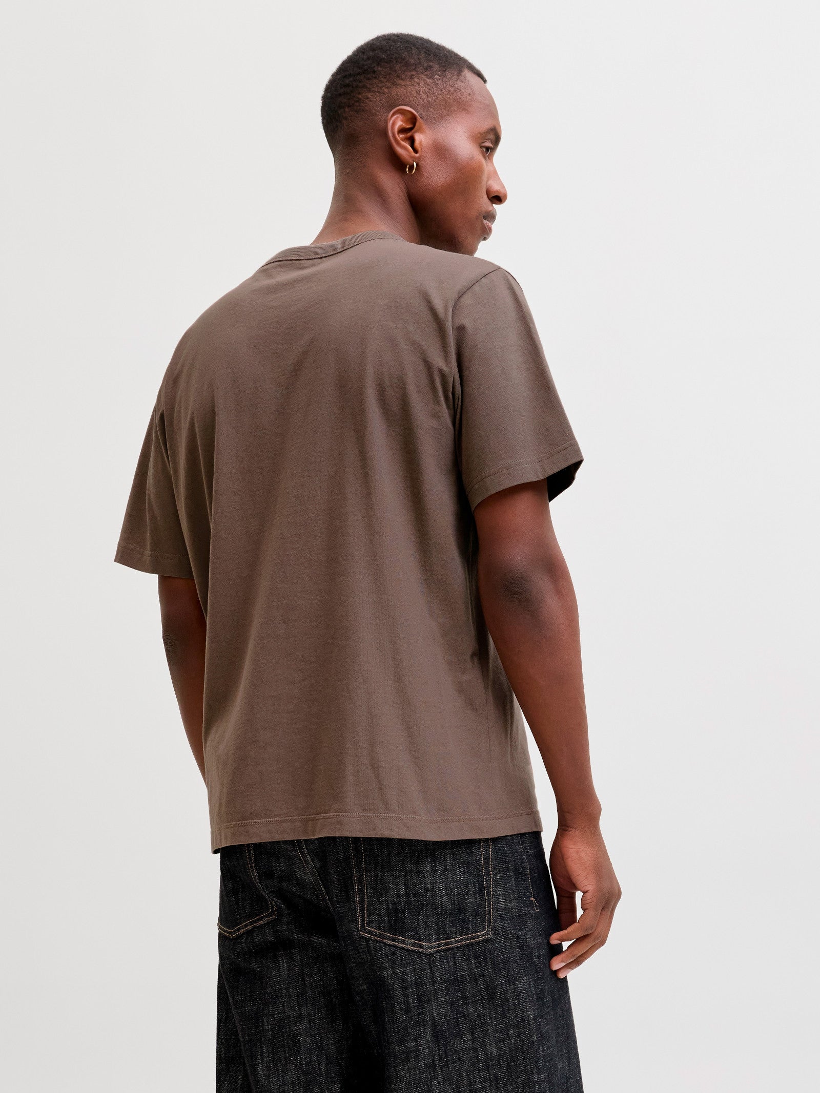 T-shirt Jack & Jones Dover Marrone Relaxed fit 12279526 /Falcon JACK & JONES 