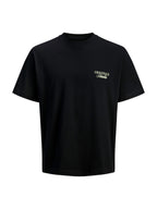 T-shirt Jack & Jones Nero Ebro relaxed 12282898 /Black JACK & JONES 