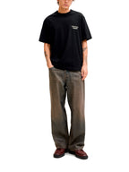 T-shirt Jack & Jones Nero Ebro relaxed 12282898 /Black JACK & JONES 