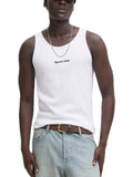 Canotta Jack & Jones Bianco Ebro stampa 12284156 /Bright White JACK & JONES 