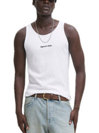 Canotta Jack & Jones Bianco Ebro stampa 12284156 /Bright White JACK & JONES 