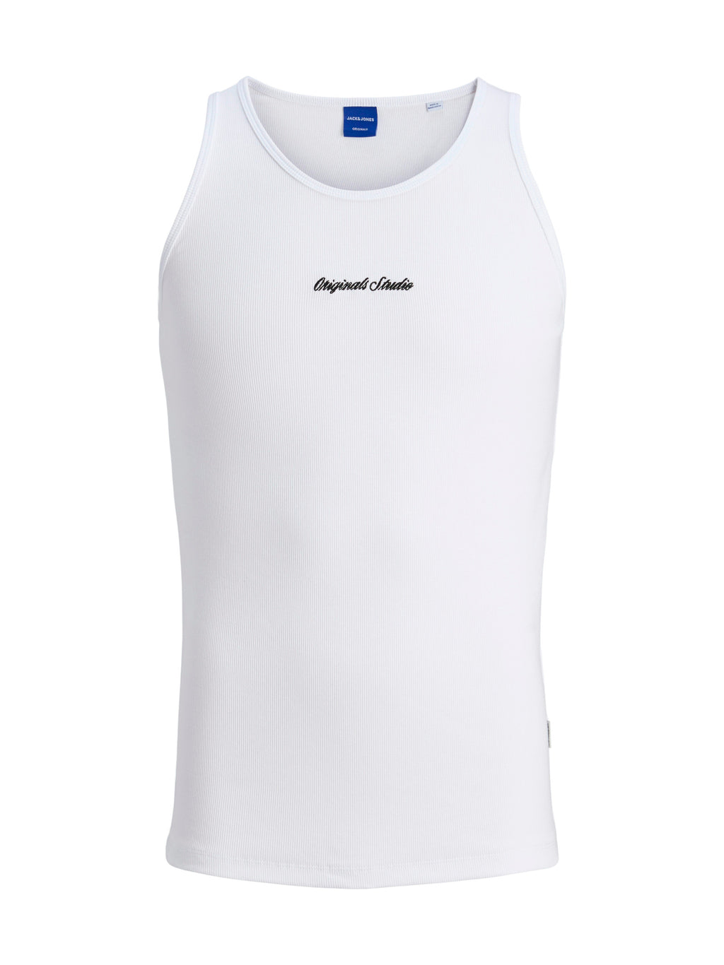 Canotta Jack & Jones Bianco Ebro stampa 12284156 /Bright White JACK & JONES 