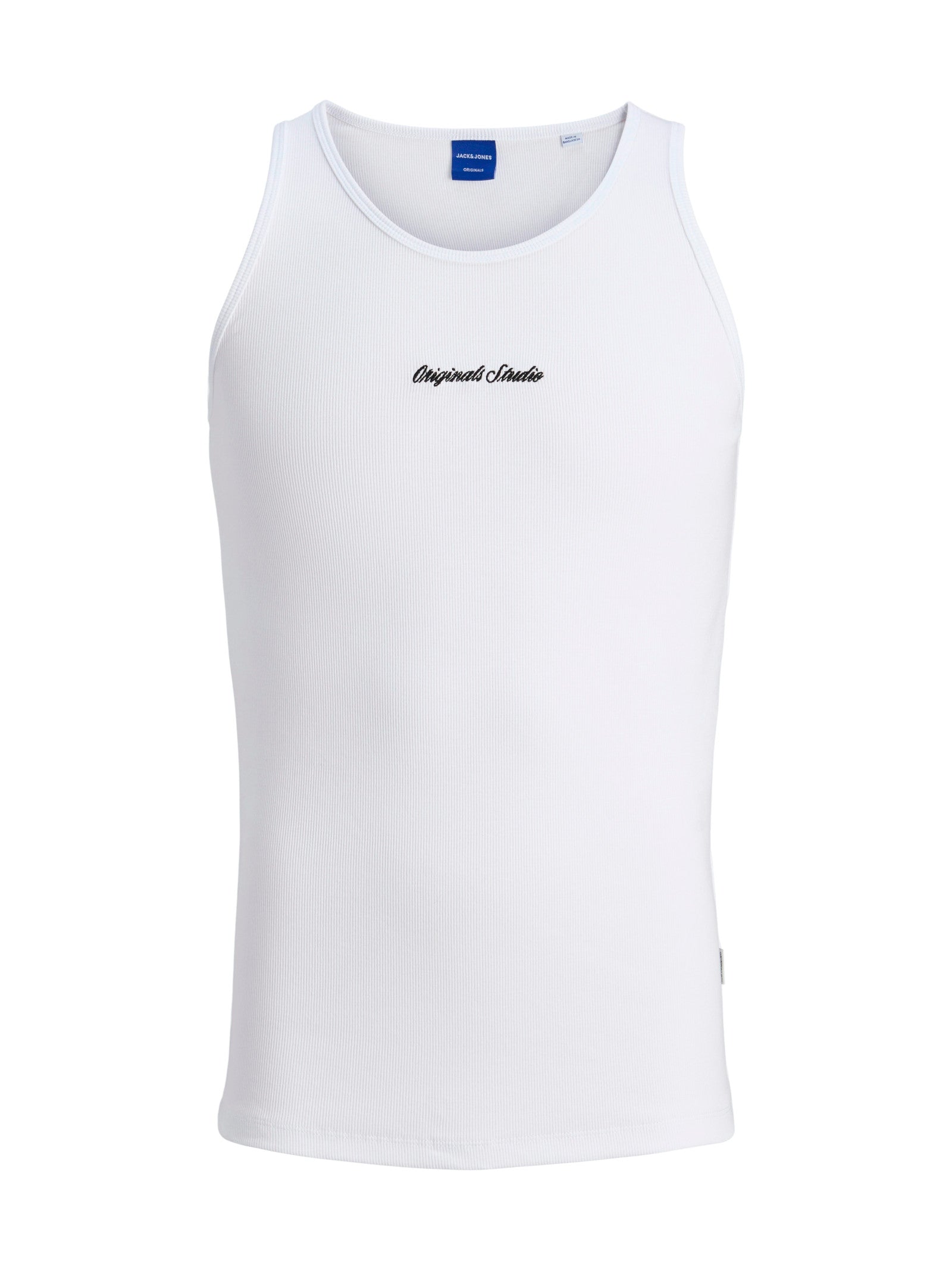 Canotta Jack & Jones Bianco Ebro stampa 12284156 /Bright White JACK & JONES 