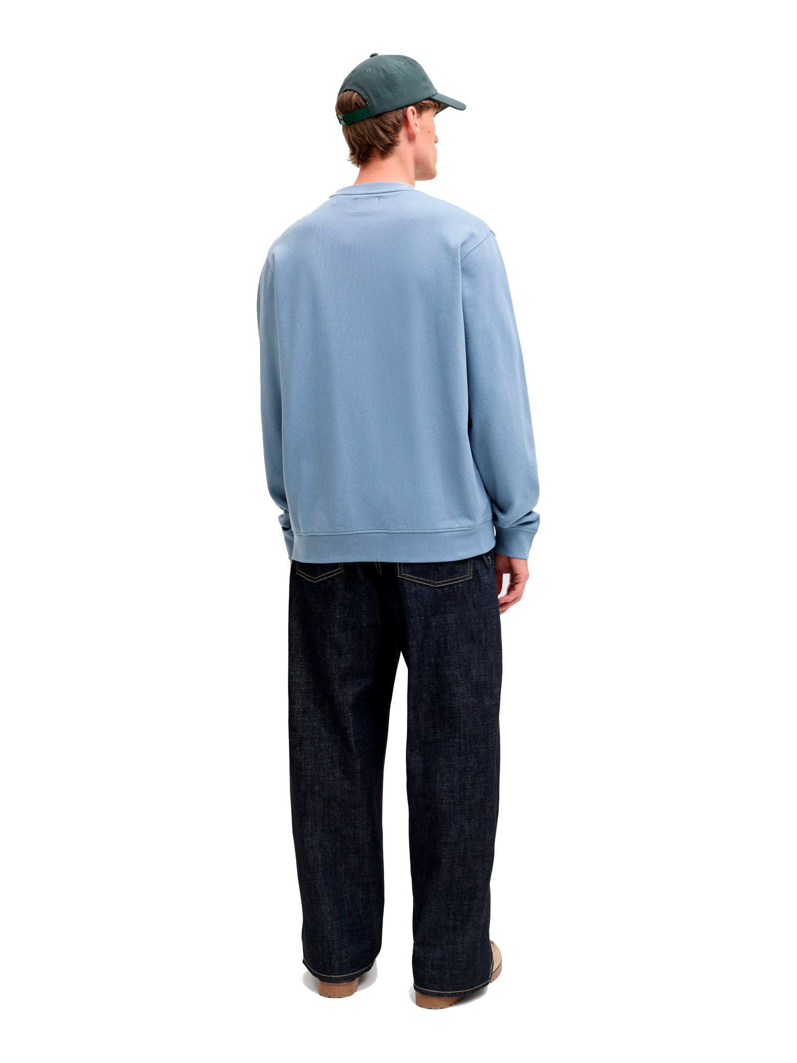 Felpa Jack & Jones Archive Petrolio girocollo 12287995 /Blue Mirage JACK & JONES 
