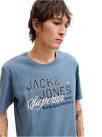 T-shirt Jack & Jones Avio Logo con stampa 12288016 /Blue Mirage JACK & JONES 