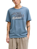 T-shirt Jack & Jones Avio Logo con stampa 12288016 /Blue Mirage JACK & JONES 