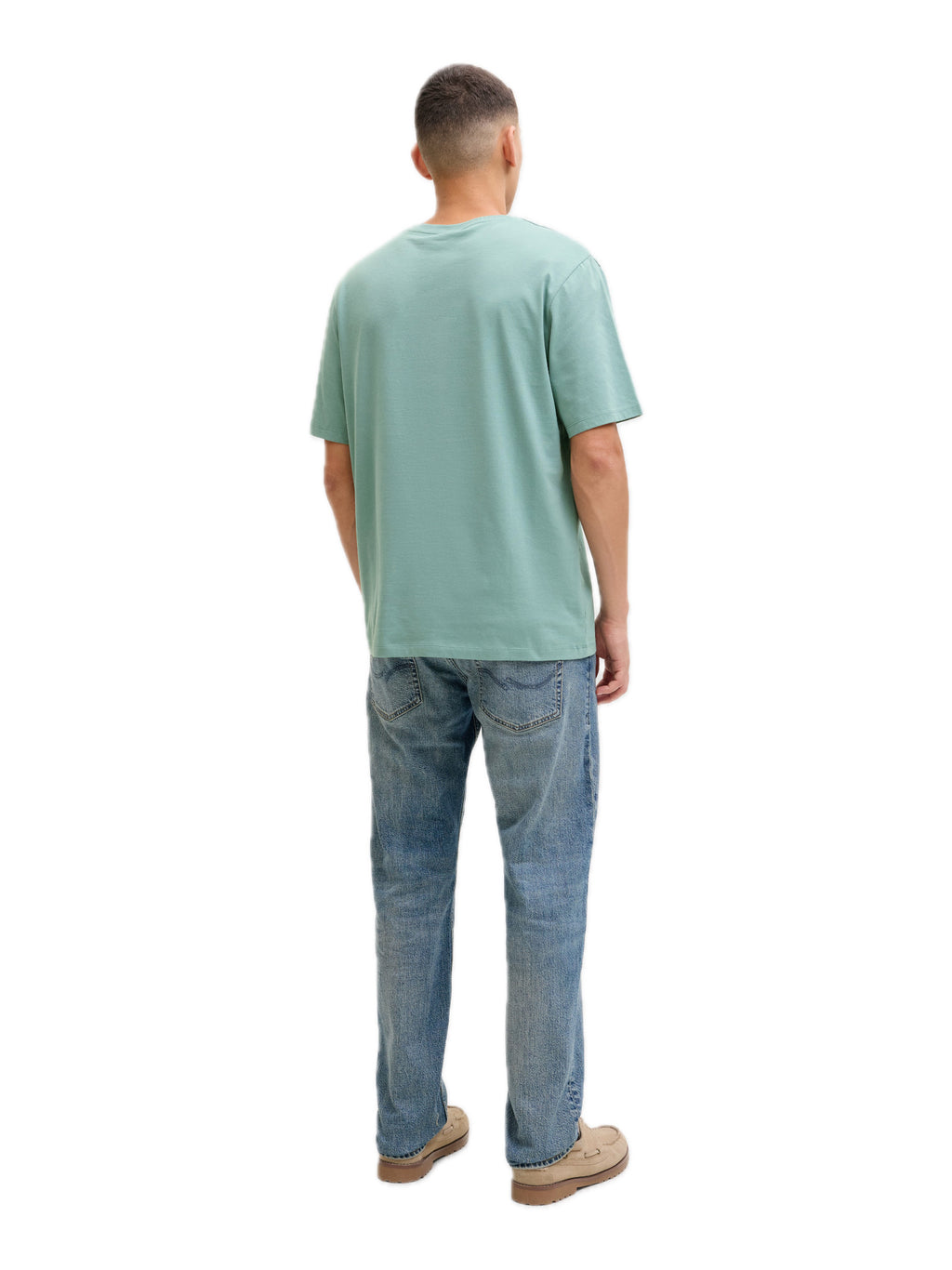 T-shirt Jack & Jones Acqua marina Logo con stampa 12288016 /Mineral Blue JACK & JONES 