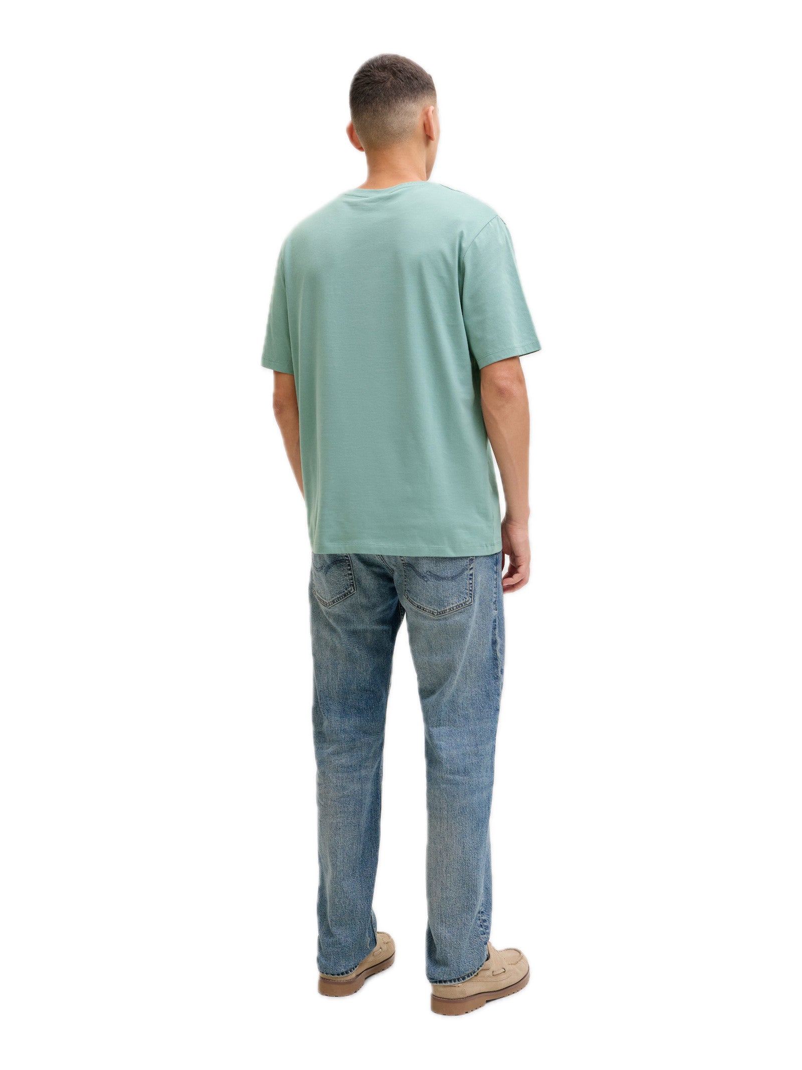 T-shirt Jack & Jones Acqua marina Logo con stampa 12288016 /Mineral Blue JACK & JONES 
