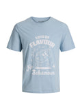 T-shirt Jack & Jones Celeste Funny stampa 12288084 /Celestial Blue JACK & JONES 