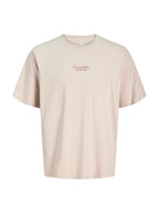 T-shirt Jack & Jones Art Beige stampa 12288095 /Moonbeam JACK & JONES 