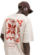 T-shirt Jack & Jones Art Beige stampa 12288095 /Moonbeam JACK & JONES 