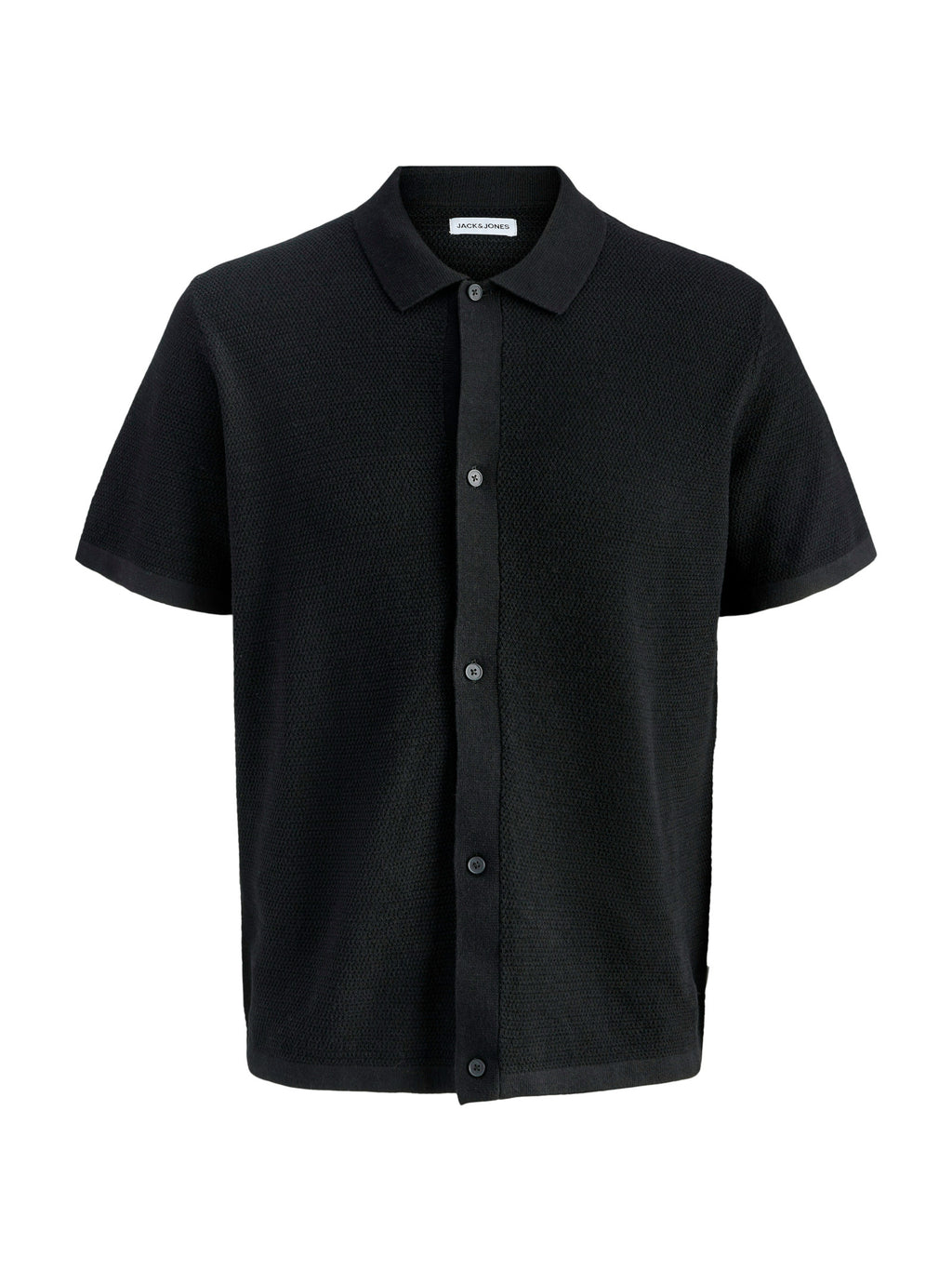 Camicia Jack & Jones George Nero in maglia 12288253 /Black JACK & JONES 