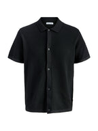 Camicia Jack & Jones George Nero in maglia 12288253 /Black JACK & JONES 