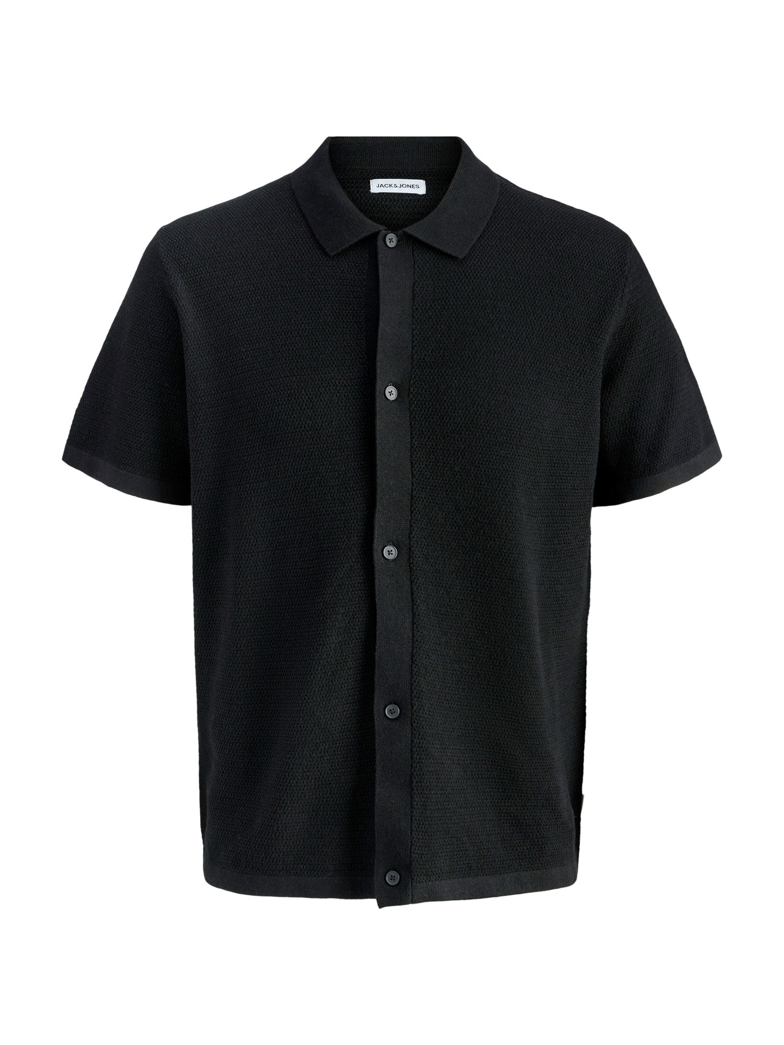 Camicia Jack & Jones George Nero in maglia 12288253 /Black JACK & JONES 