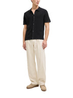 Camicia Jack & Jones George Nero in maglia 12288253 /Black JACK & JONES 