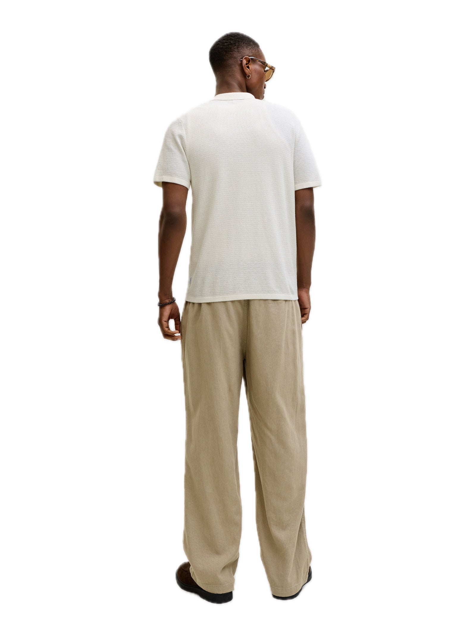 Camicia Jack & Jones George Bianco in maglia 12288253 /Cloud Dancer JACK & JONES 