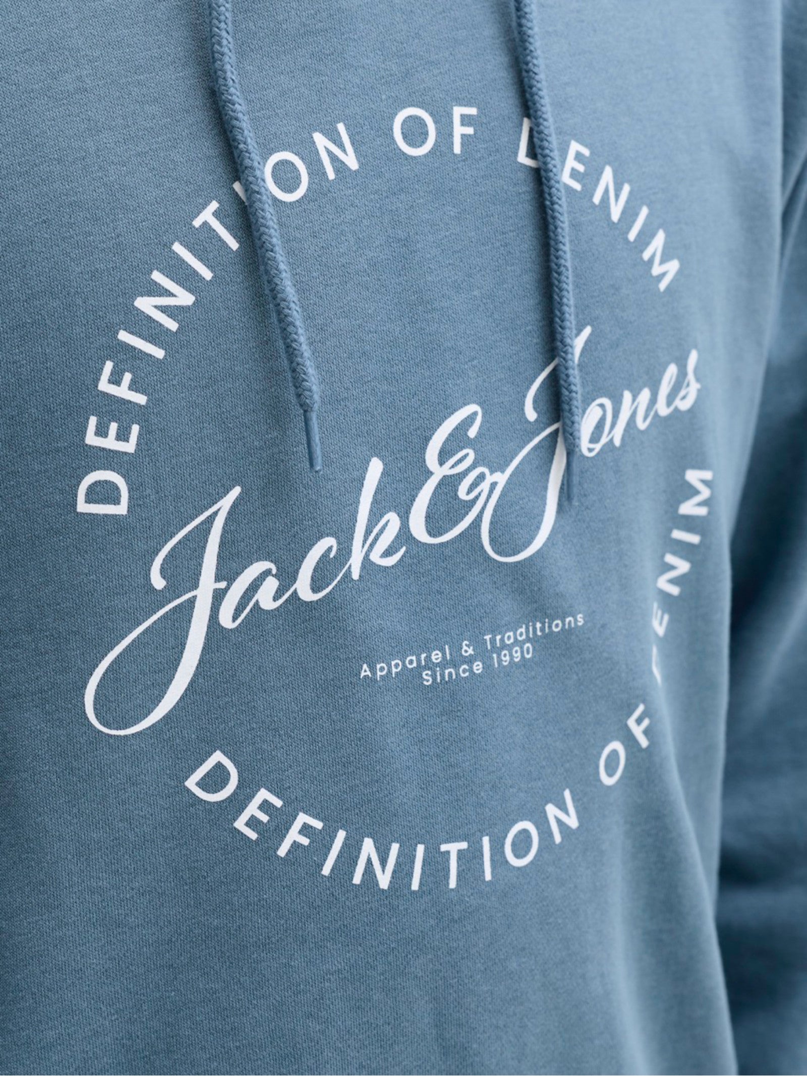 Felpa Jack & Jones Celeste Grayson con stampa 12288378 /Blue Mirage JACK & JONES 