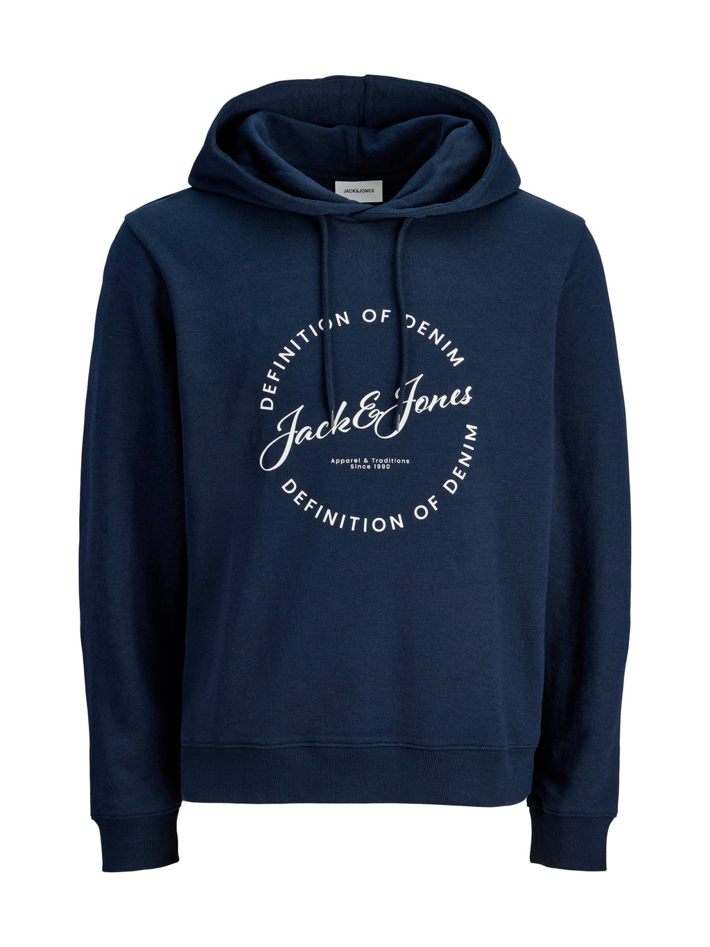 Felpa Jack & Jones Blu Grayson con stampa 12288378 /Navy Blazer JACK & JONES 