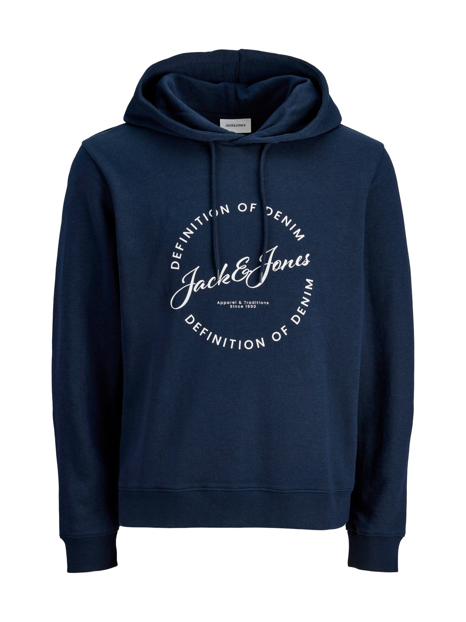 Felpa Jack & Jones Blu Grayson con stampa 12288378 /Navy Blazer JACK & JONES 