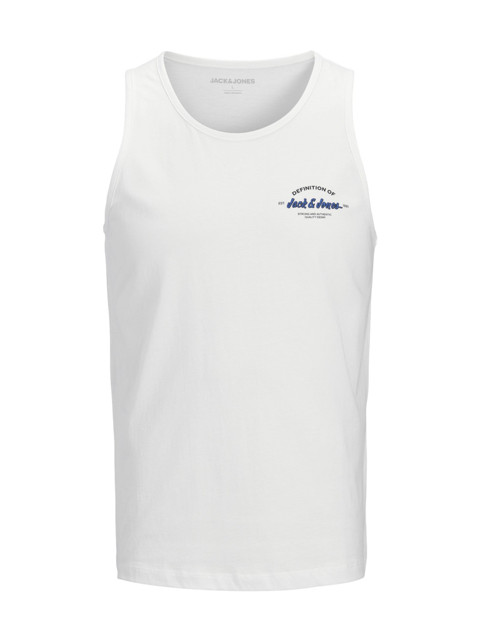 Canotta Jack & Jones Bianco Brandon stampa 12288382 /Bright White JACK & JONES 