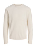 Maglia Jack & Jones Devin Bianco a girocollo 12288420 /Cloud Dancer JACK & JONES 