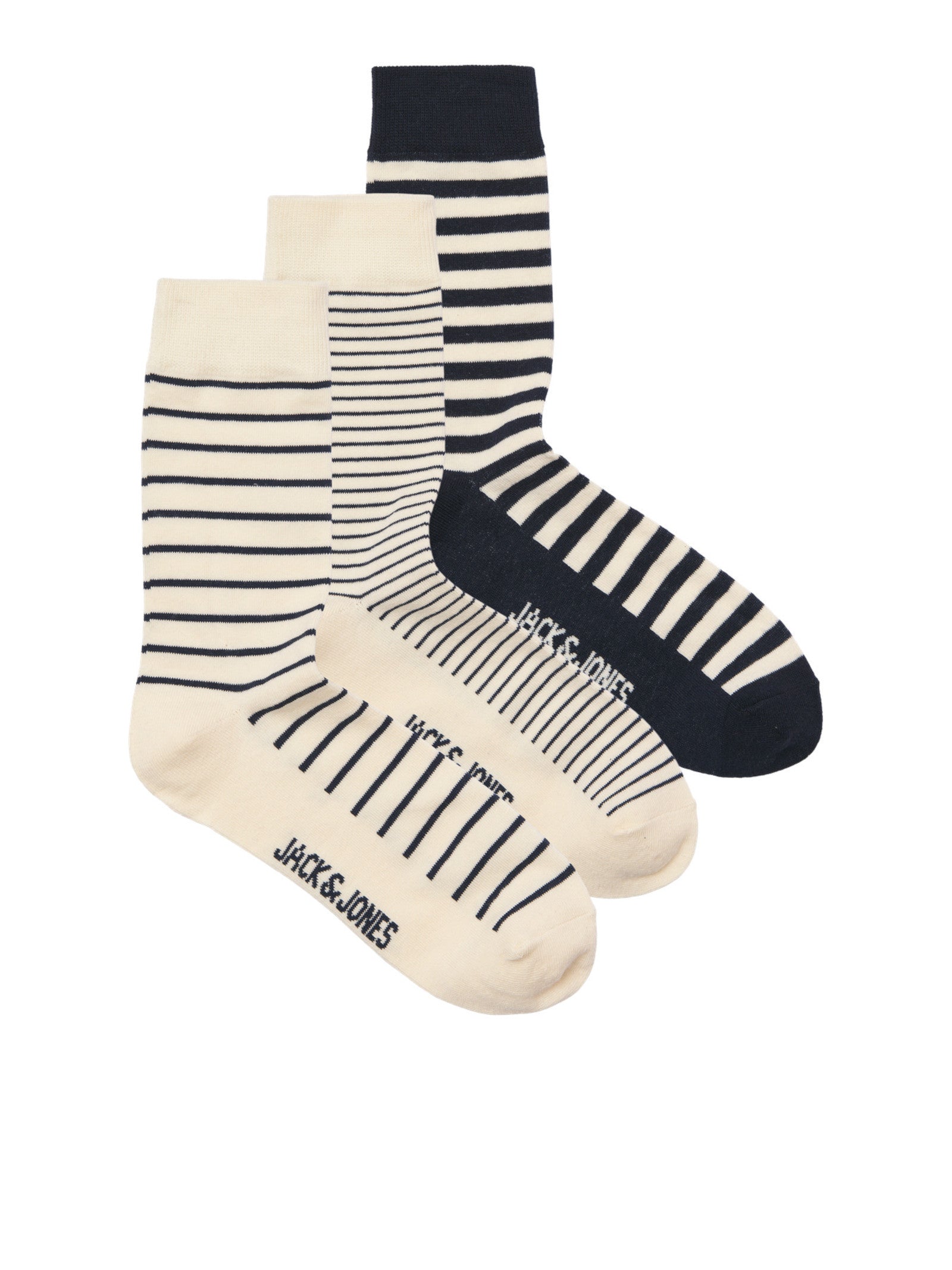 jacgale socks 3 pack 12288885 /BUTTERCREAM JACK & JONES 