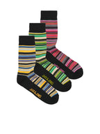 jakevin stripes socks 3 pack 12288886 /BLACK JACK & JONES 