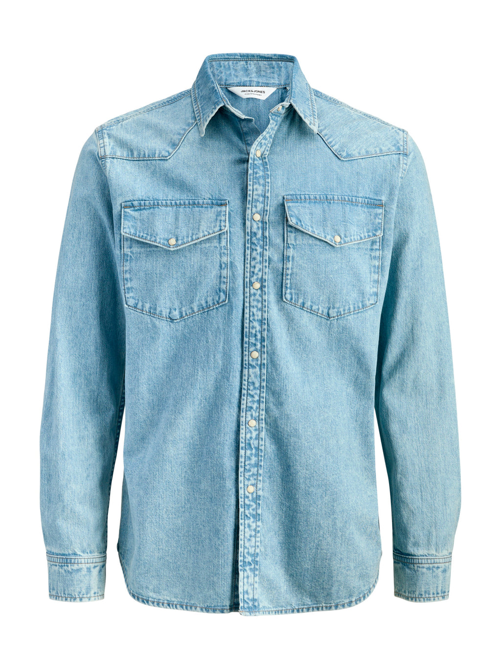 Camicia Jack & Jones Western Medium Blue Denim 12289219 /Blue Denim JACK & JONES 
