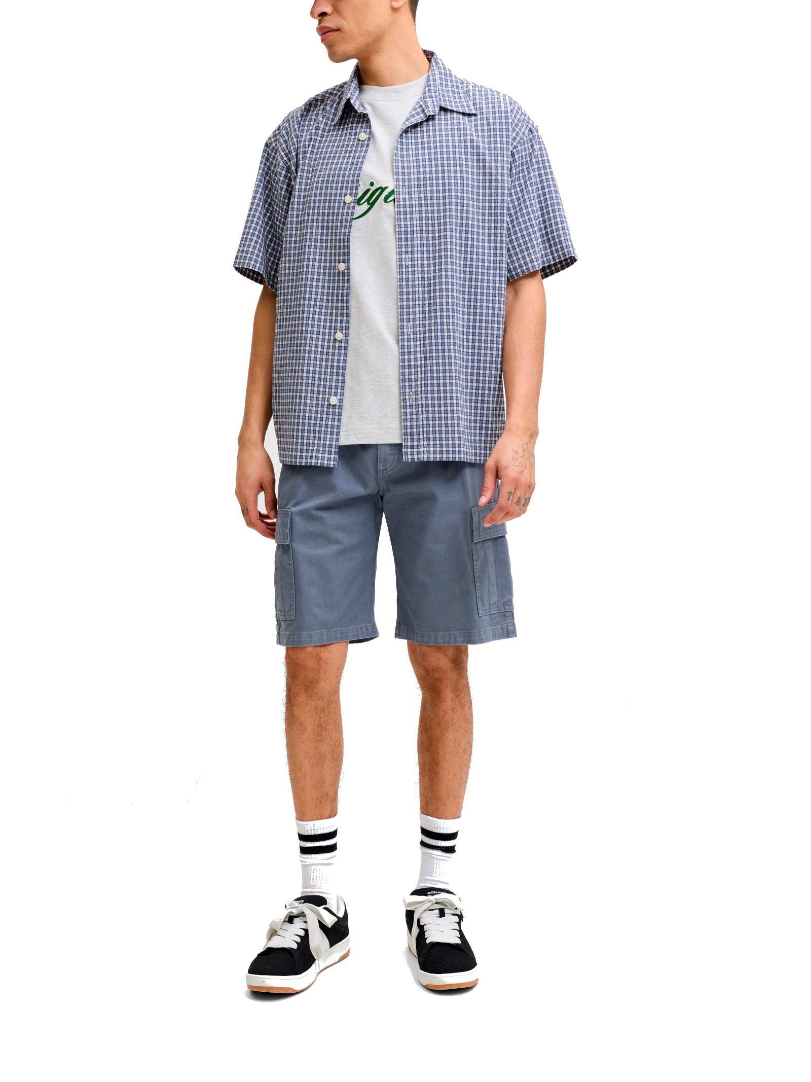 Bermuda Jack & Jones Cole Grigio cargo 12289335 /Castlerock JACK & JONES 