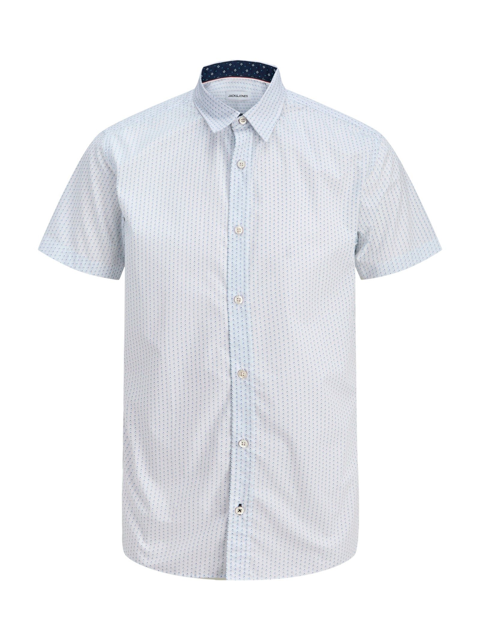 Camicia Jack & Jones Matheo Bianco fantasia 12289361 /Bright White JACK & JONES 