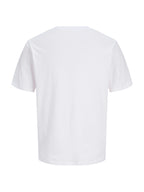T-shirt Jack & Jones Devin Bianco con stampa 12290173 /Bright White JACK & JONES 