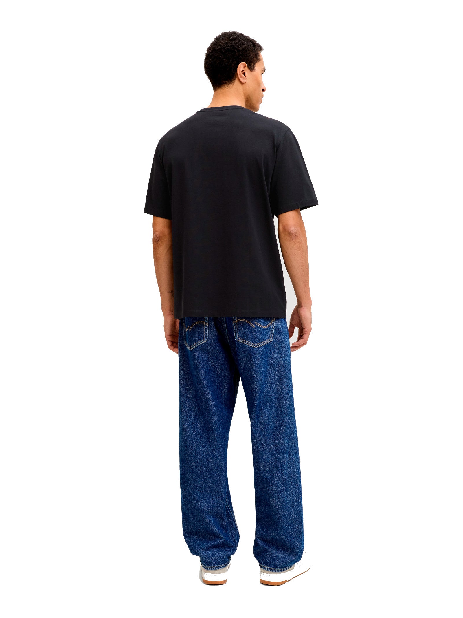 T-shirt Jack & Jones Archieve Nero con stampa 12290417 /Black JACK & JONES 
