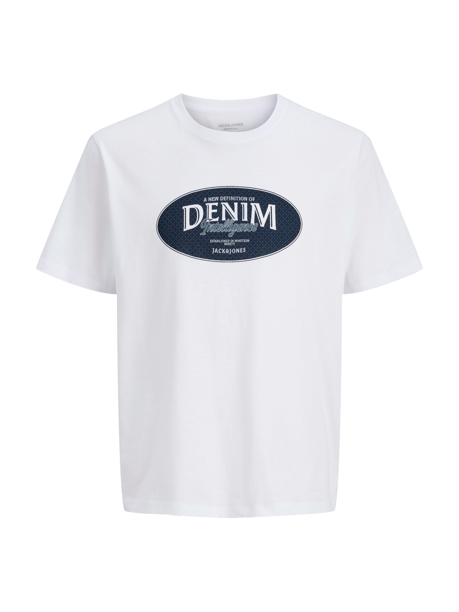 T-shirt Jack & Jones Archieve Bianco con stampa 12290417 /White JACK & JONES 